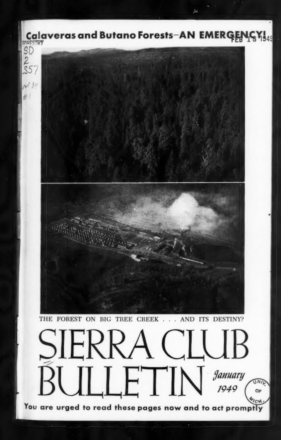 Sierra Club Bulletin 1949 Vol 34 No 1 January thumbnail